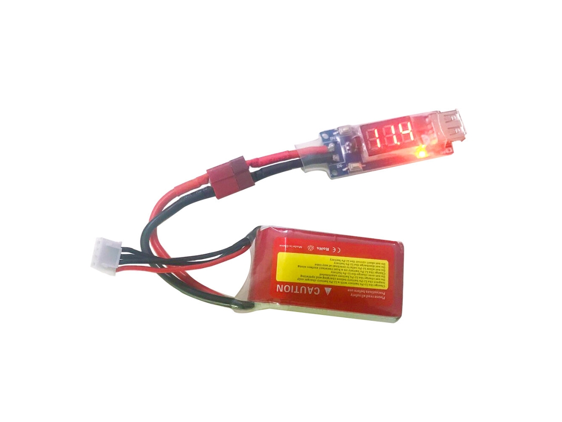 Carregador Conversor De Voltagem De Bateria Lipo 2 8s Xt60 T Ficha Para Placa Micro Usb