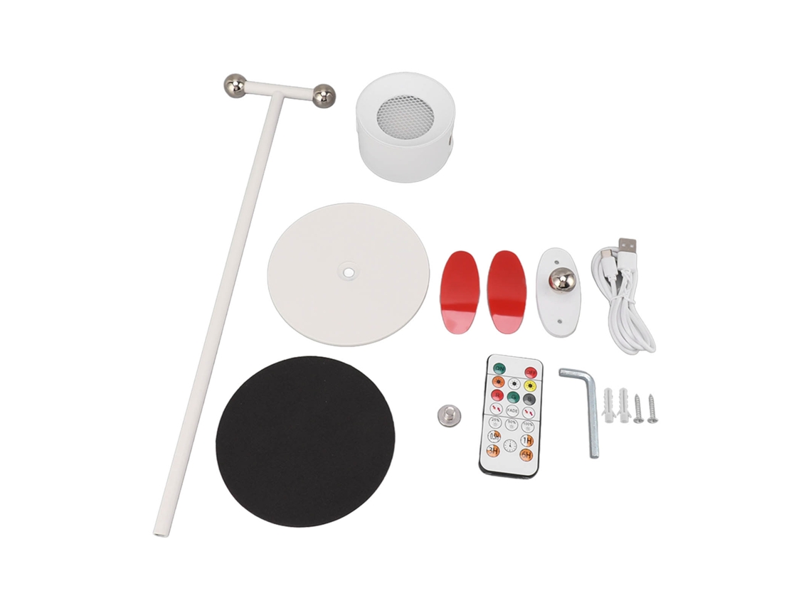 Luminária de Mesa com Duas Cabeças, Recarregável Via Usb CHABERLU