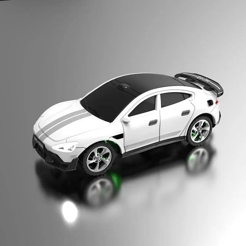 (branco Pérola) Mini Carro De Controle Remoto 1:64 2.4ghz Para Cidade, Alta Velocidade, Liga Leve, Para Todos Os Terrenos