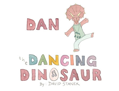Livro Dan the Dancing Dinosaur de David Stanek (Inglês)