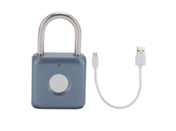 Cadeado Inteligente Com Impressão Digital Usb À Prova D'água