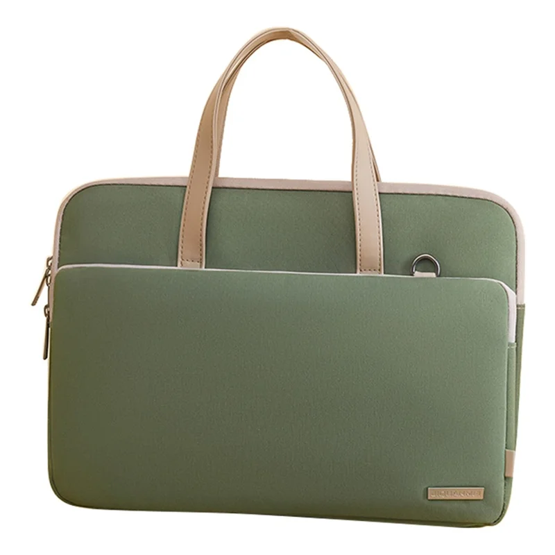 Mala Para Portátil 15,6/16 Polegadas Oxford Tecido Impermeável Verde (bolsa Transporte, Compartimento Acolchoado)