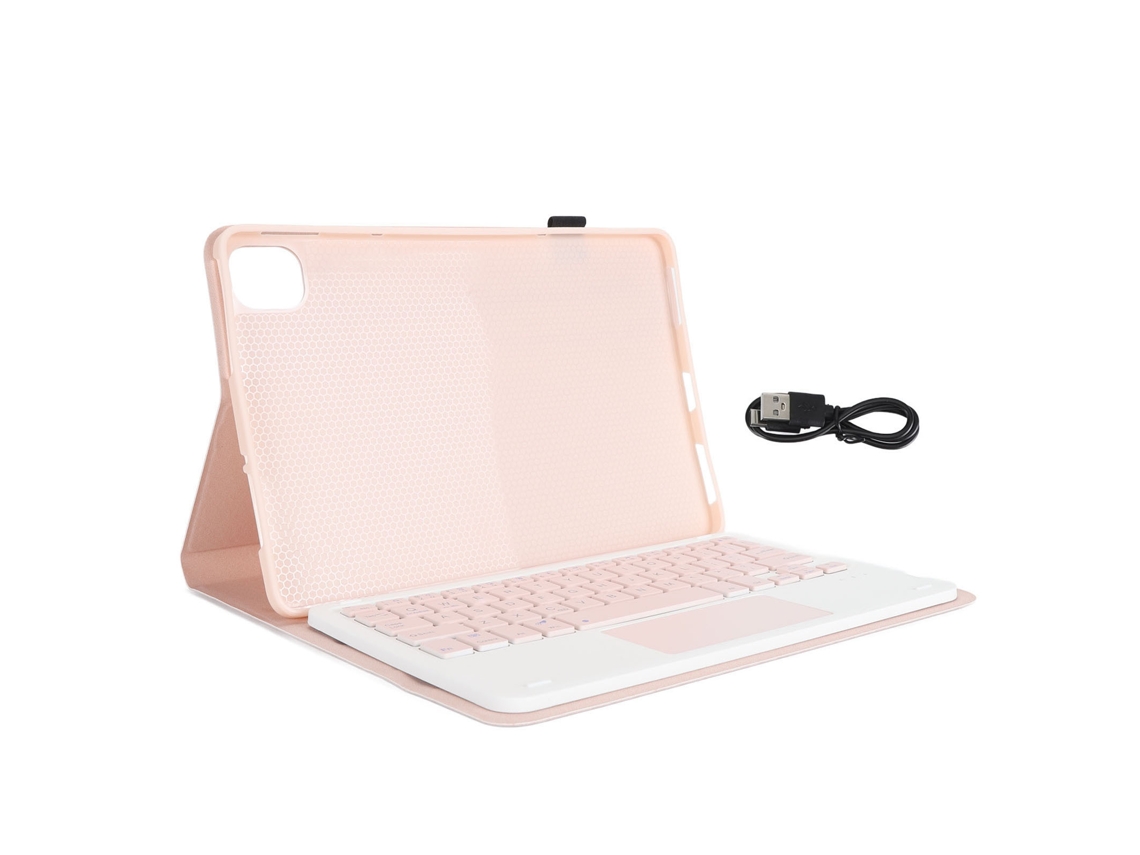 2026zentro-capa Com Teclado Sem Fio Bluetooth Para Xiaomi Mi Pad 5 E 5 Pro Rosa Leve E Delgada 11 Polegadas