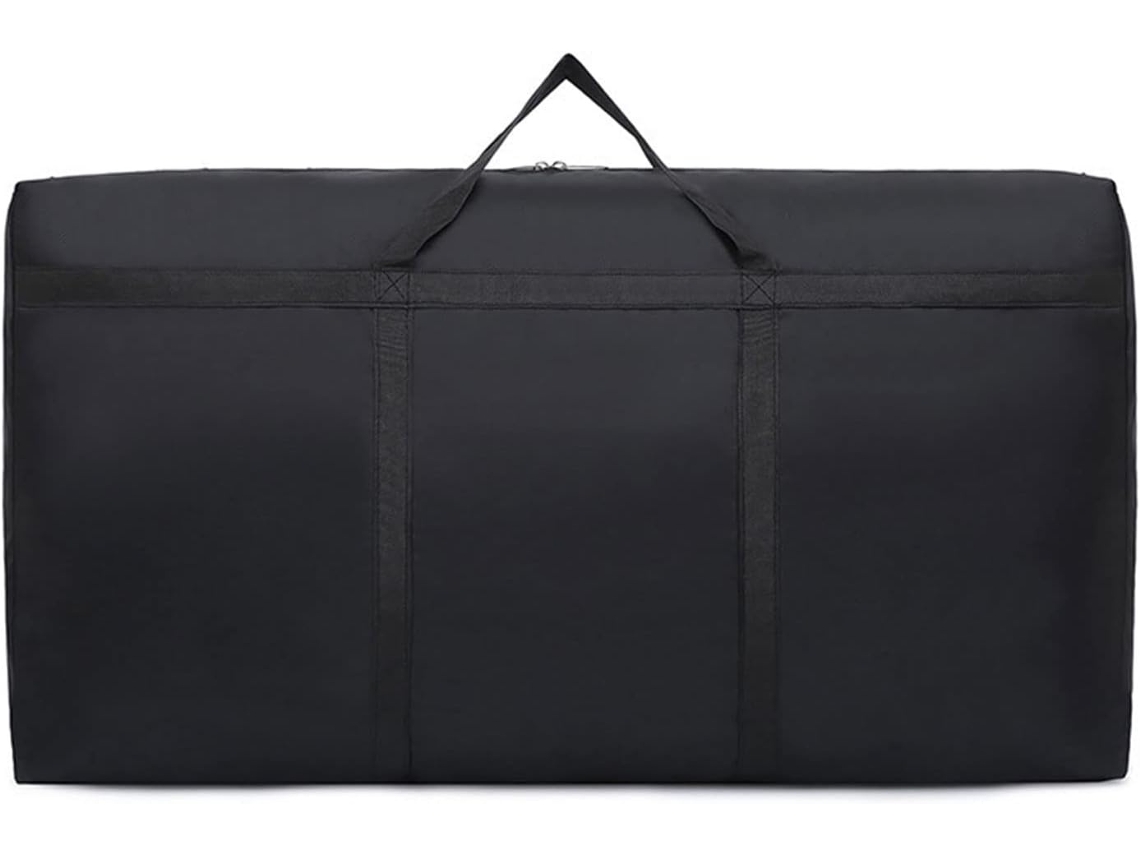Mala de Viagem Dobrável, Organizador Bolsa Grande 90l com Alça, Preta AQUAFORGE (80*45*25cm)