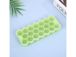Forma De Gelo Em Forma De Favo De Mel Com Tampa, 20 Cavidades, Reutilizável Para Bebidas, Café, Whisky E Cocktails. Verde Hexinyigjly