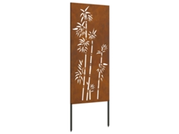 Maison Exclusive - Tela De Privacidade Para Jardim Ferro Enferrujado 50 X 140 Cm