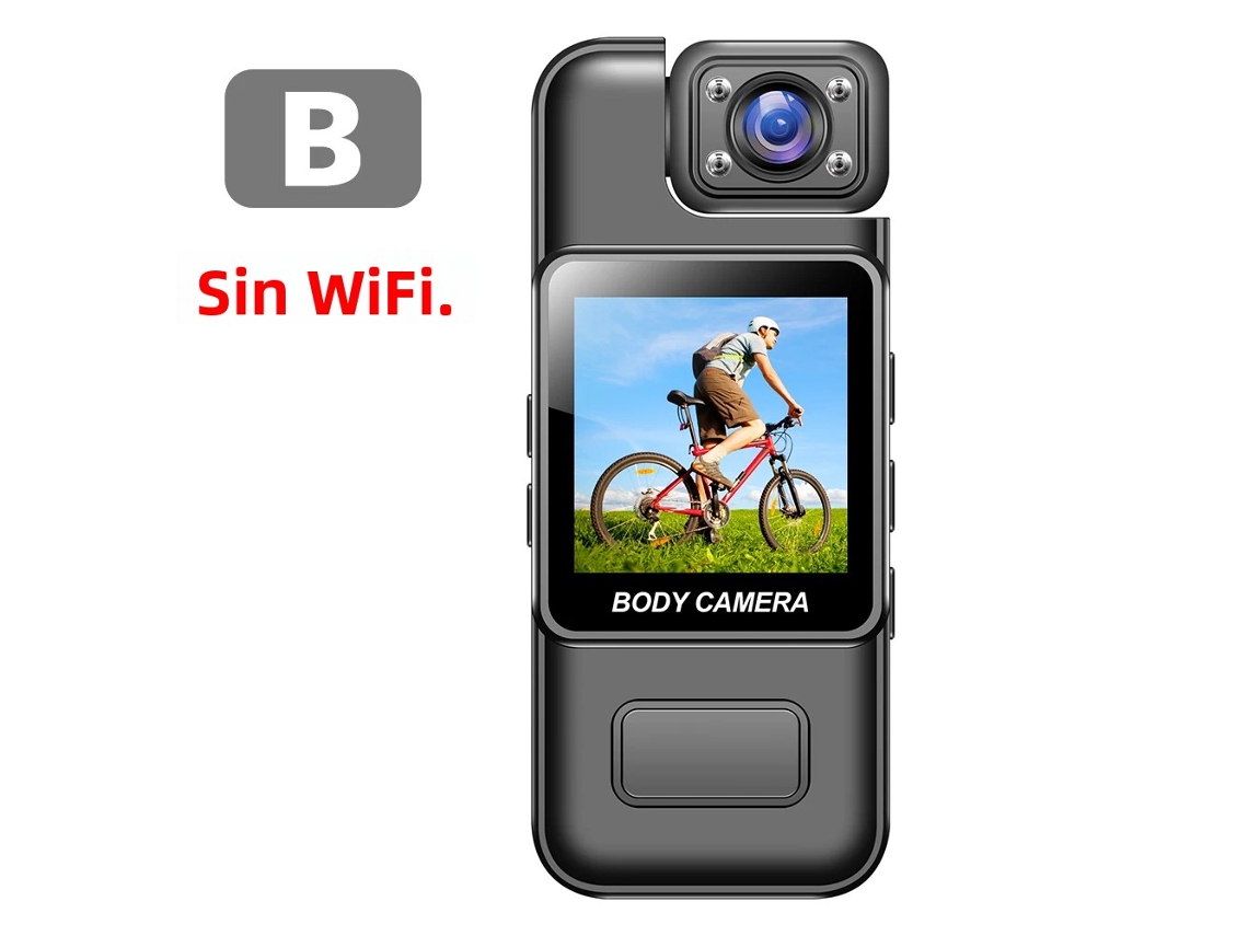 (com Wi-fi) Mini Câmera Policial Portátil 4k Wifi Ultra Hd Com Visão Noturna Infravermelha