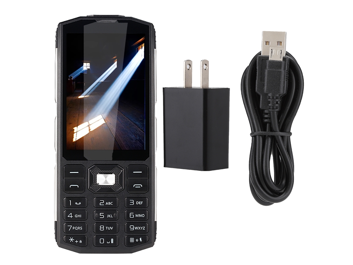 Telefone Móvel Para Idosos Laxiscreed Com 3 Chips, Lanterna E Longa Duração De Bateria