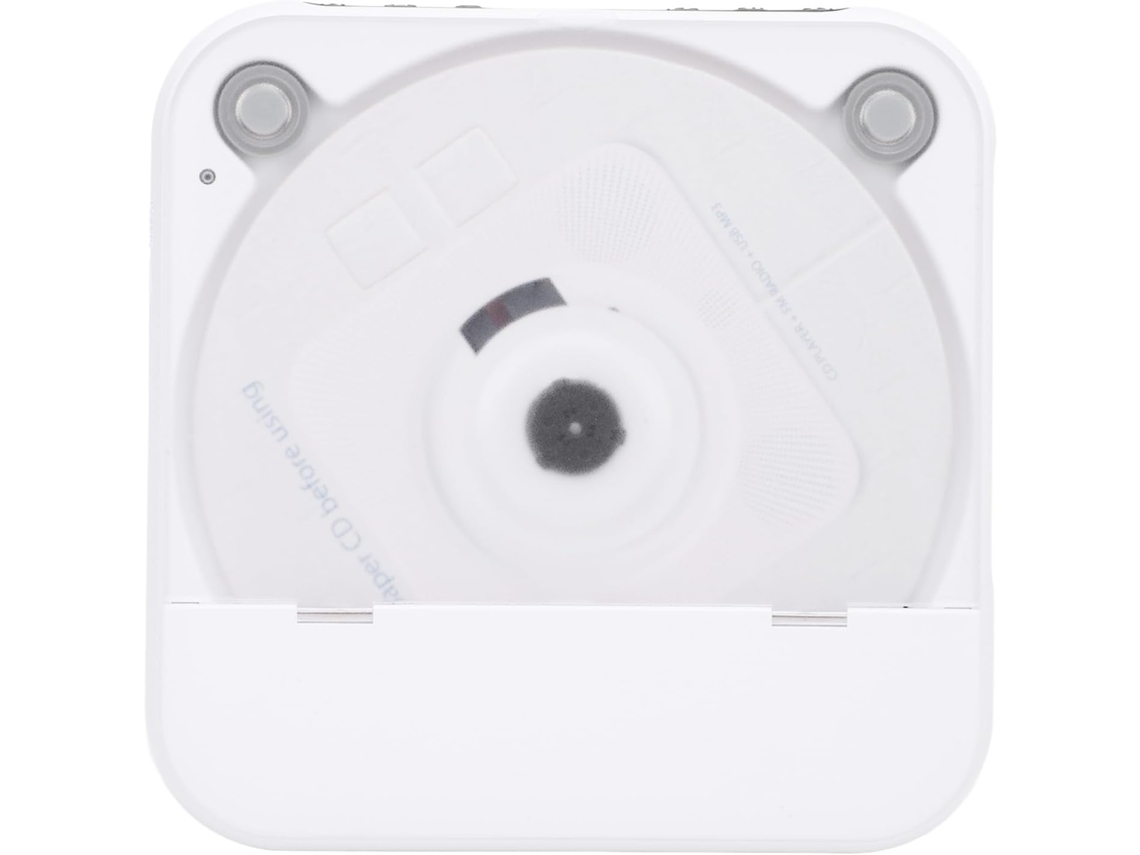 Leitor Cd Portátil Com Bluetooth E Controle Remoto Para Entretenimento Doméstico, Design Elegante