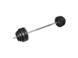 Barbell, Barbells Vidaxl Preto Metal (n/a)