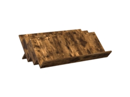 Conjunto 1 Estante De Revistas Vidaxl Castanho Derivados De Madeira (90 X 53 X 28,5 Cm)