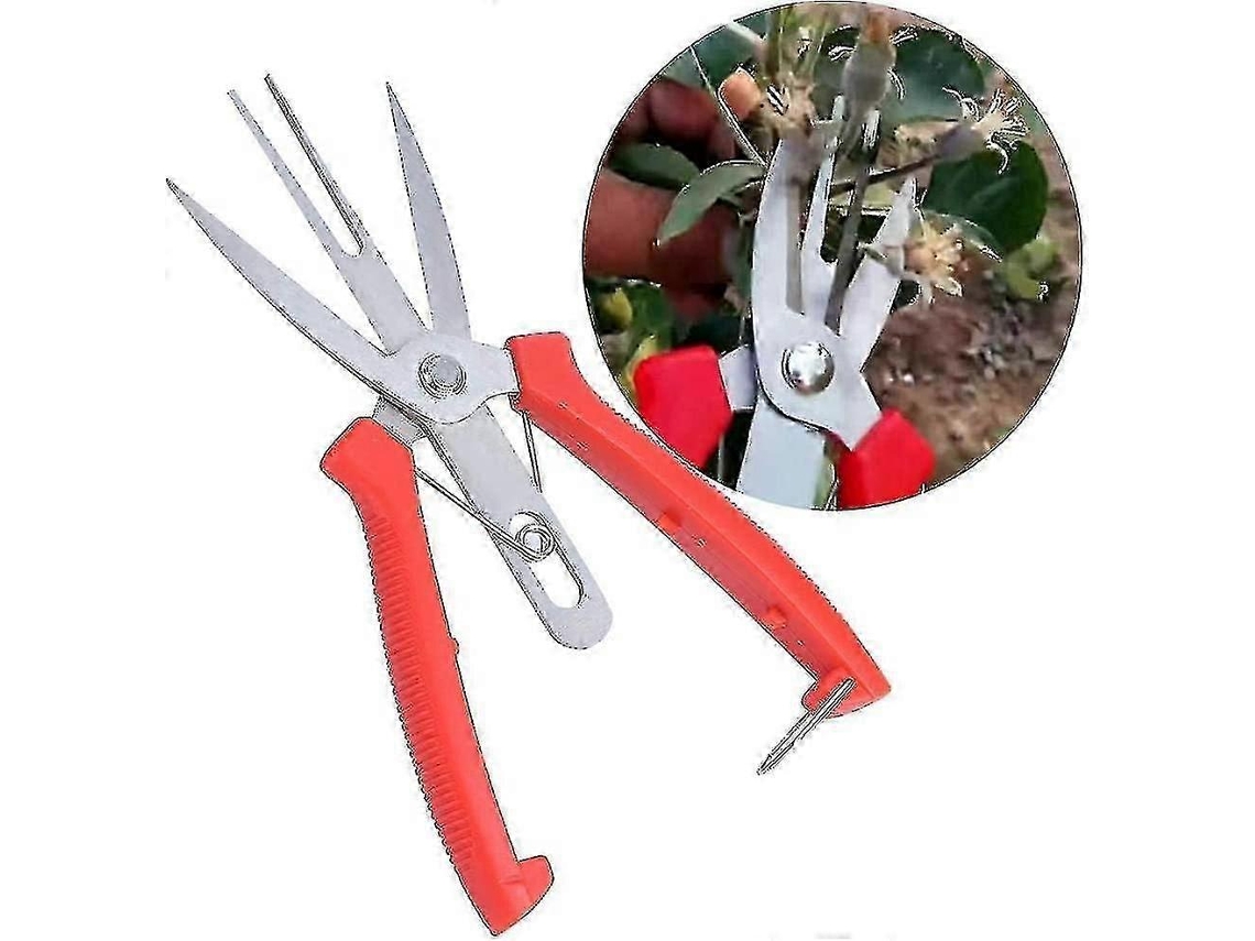Stainless Forge Tree Pear Scissors Double Mouth Agricultural Tools Flower Thinning Fruit Pruner