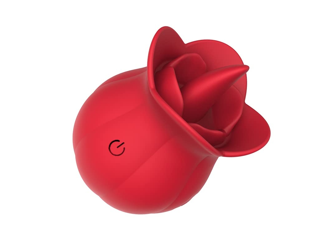 Vibrador De Sexo Para Lamber A Lngua Rosa Com 10 Modos Para Mulheres (vermelho)