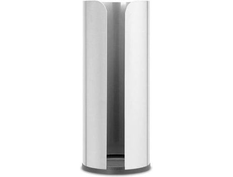 Suporte para Papel WC BRABANTIA 280566 Inox Mate (Fosco - 0,65 kg - 13,2 x 13,2 x 32,1 cm)