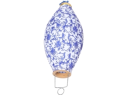Lanterna Asiática Suspensa Azul E Branca, À Prova D'água, Para Decoração Externa De Casamentos E Festas.