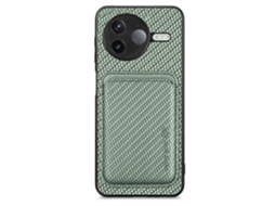 Capa Traseira Magnética Removível Para Xiaomi Poco F7 Pro 5g / Xiaomi Redmi K80 5g, Verde