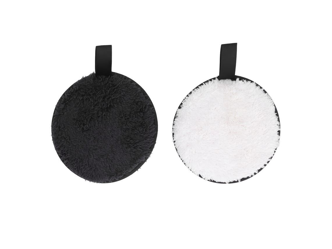 2pcs Esponjas Reutilizables De Desmaquillaje Para Limpieza Facial Profunda