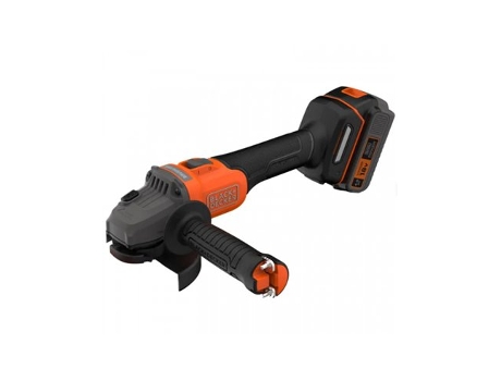 Máquina De Rebarbação Sem Escova De 115 Mm, Bateria De 18 V, Bcg6l8f1s Qw, Blackdecker