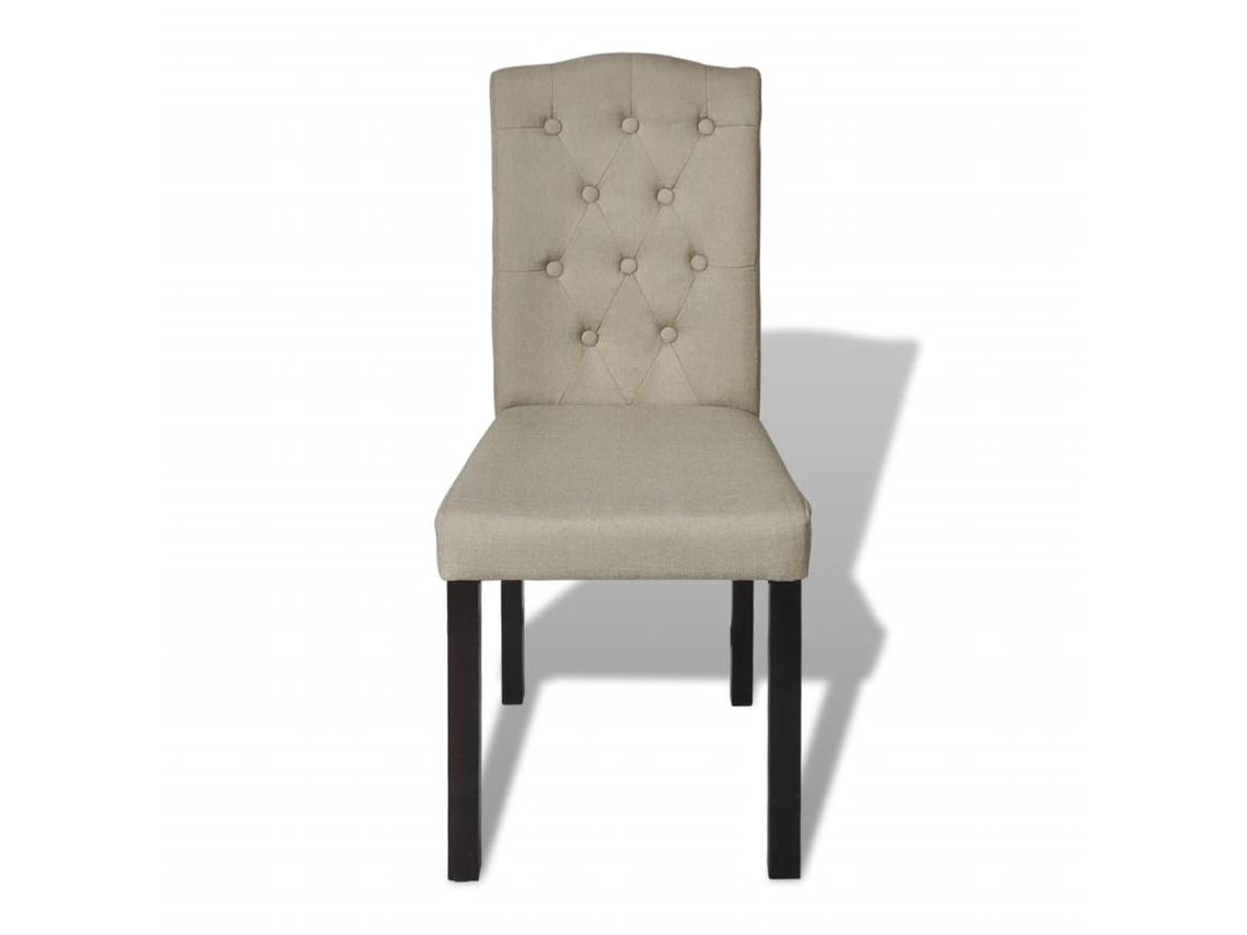 Cadeiras de Jantar 2 Pcs Tído Cor Camel MAISON EXCLUSIVE