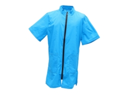 Avental De Trabalho Antiestático Em Nylon Para Cosmetologistas, Azul, Impermeável, Vestuário De Proteção.