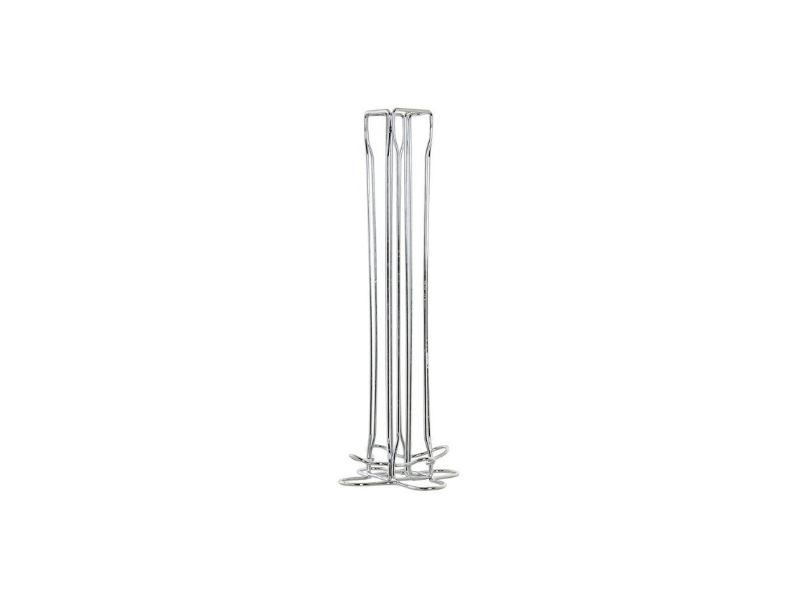 Organizador de Cápsulas de Café Dkd Home Decor Prata Metal