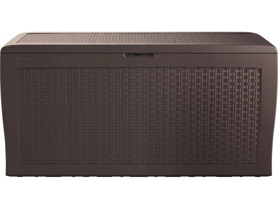 Caja De Jardín Keter Samoa 270l Caja De Ratán Marrón Kadax
