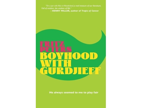 Livro Boyhood with Gurdjieff de Fritz Peters (Inglês)