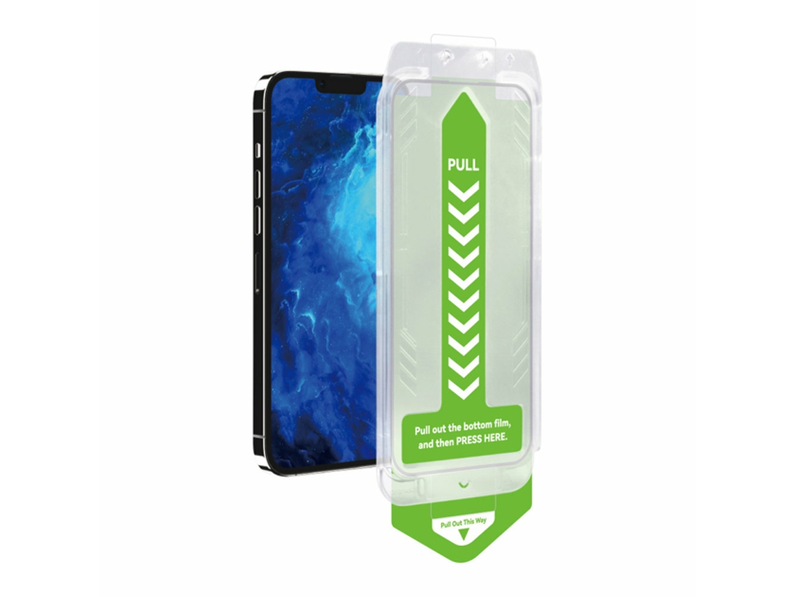 Película de Ecrã Temperado Moldura Montagem para iPhone 15 WOZINSKY Preto