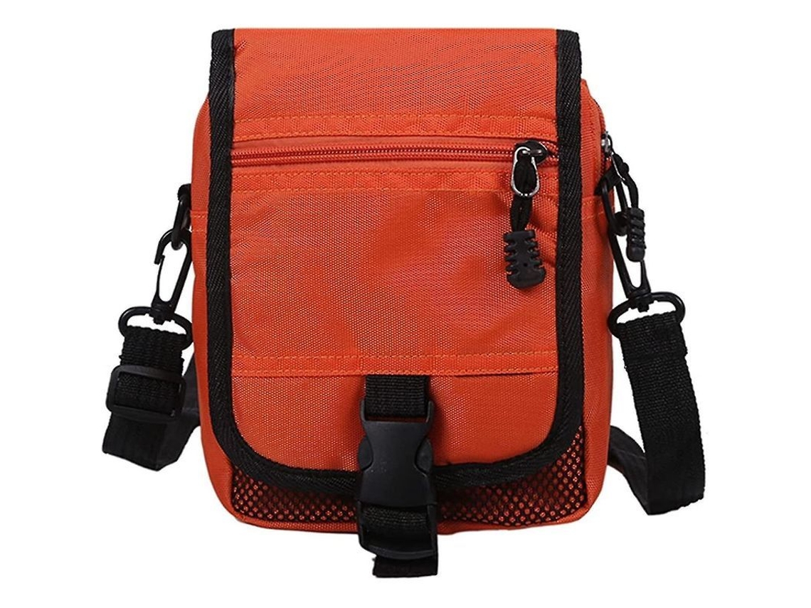 Bolsa Bandolera Mini Para Hombre Y Mujer Con Flap Billetera Mochila Mensajera Ligera Resistente Al Agua Naranja