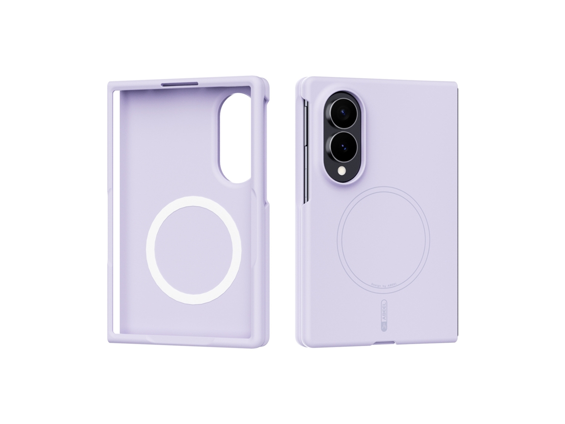 Capa Magnética Para Samsung Galaxy Z Fold 8 Compatível Com Magsafe, Fina, Em Silicone Líquido, Resistente A Impactos Roxo Hexinyigjly