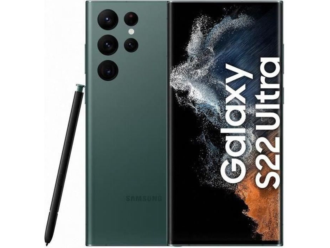 Smartphone SAMSUNG Galaxy S22 Ultra 256Gb 5G Verde (Recondicionado Como Novo)