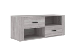 Tv Cabinet, Tv Cabinets Vidaxl Cinzeto Madeira Processada (n/a)