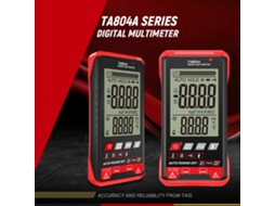 Multímetro Digital True RMS Profissional, Auto, com Tela Fina, Ohmímetro, NCV, Voltímetro, Capacitância, Diode
