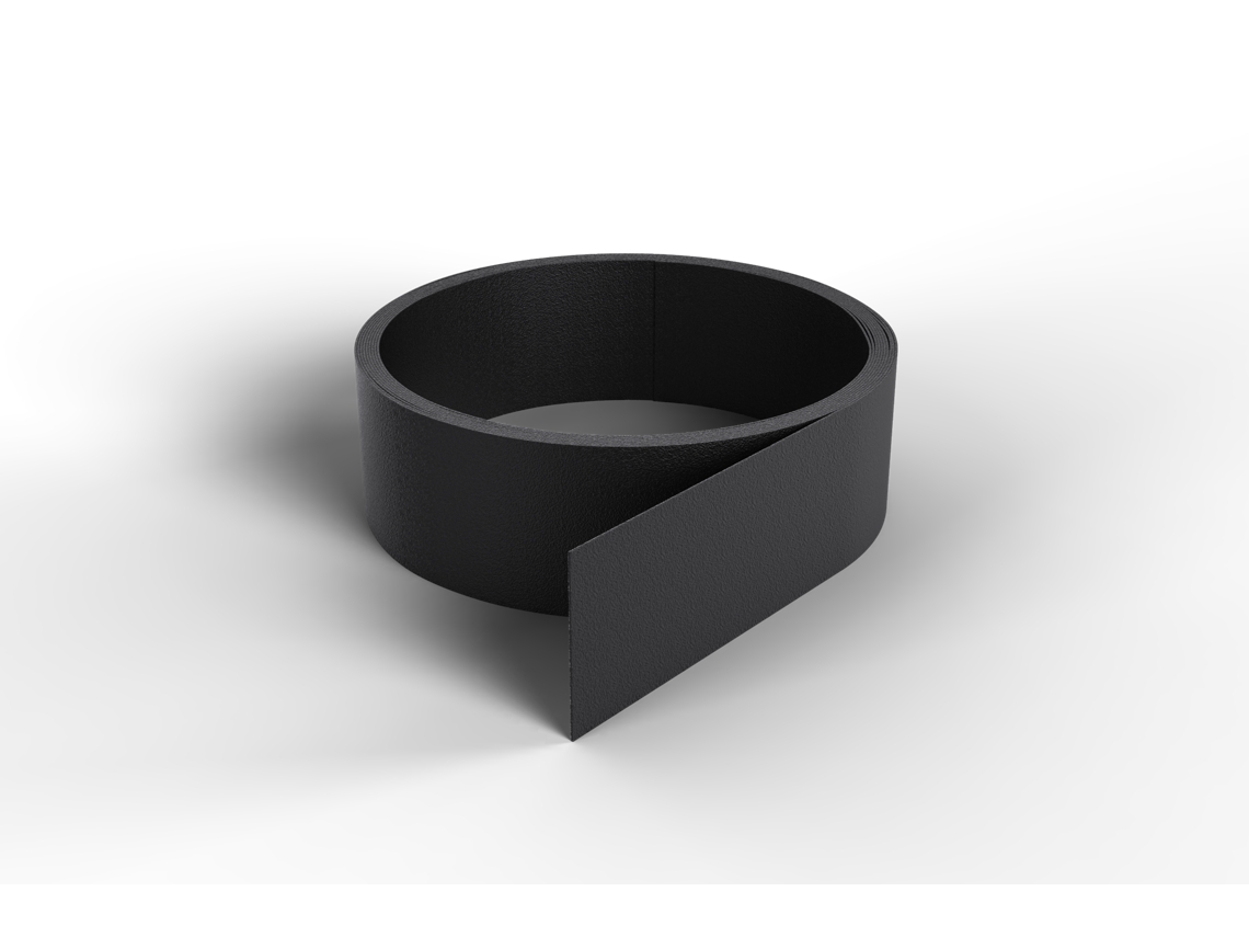 Faixa de Plástico em Rolo Preto 3 X 260 Cm Por Peça WOVAR