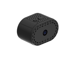 Mini Câmera de Monitoramento Remoto Sem Fio Via Wi fi MDUG (preta, Somente a Câmera)