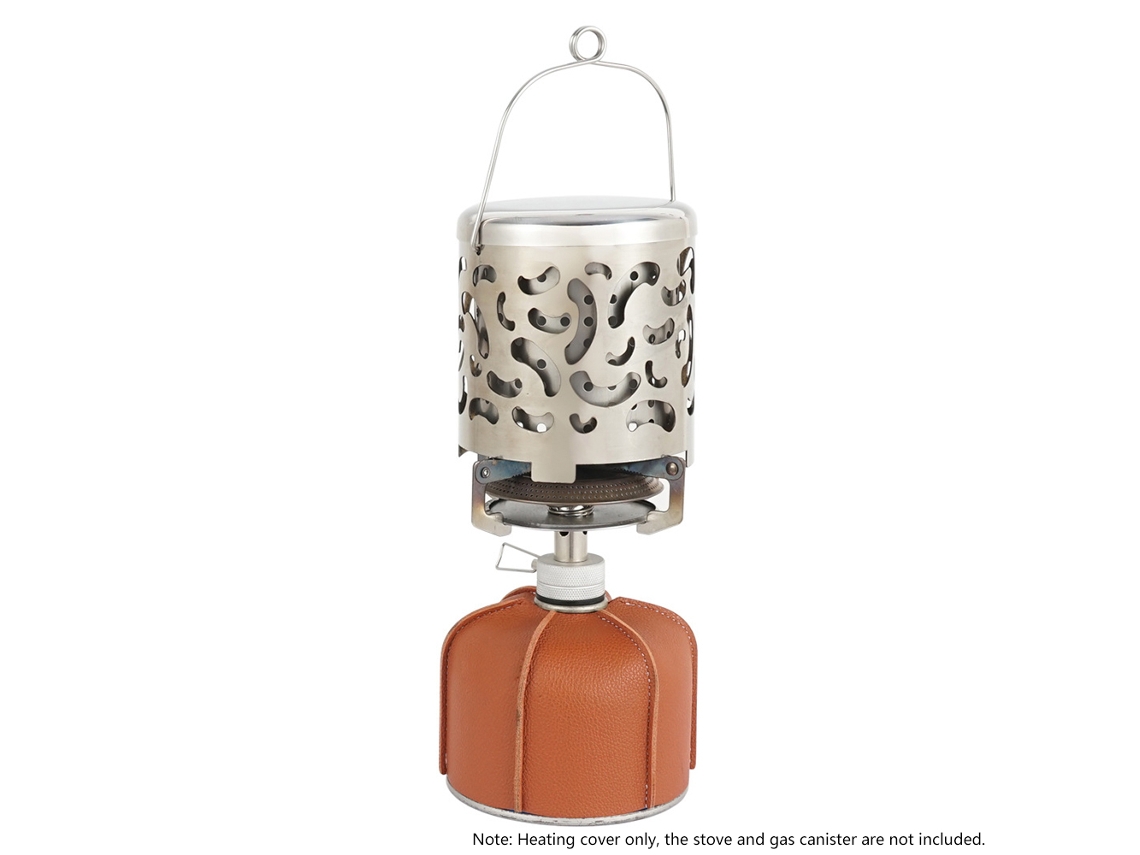 Aquecedor Portátil Mini Aço Inox Camping Mochilismo