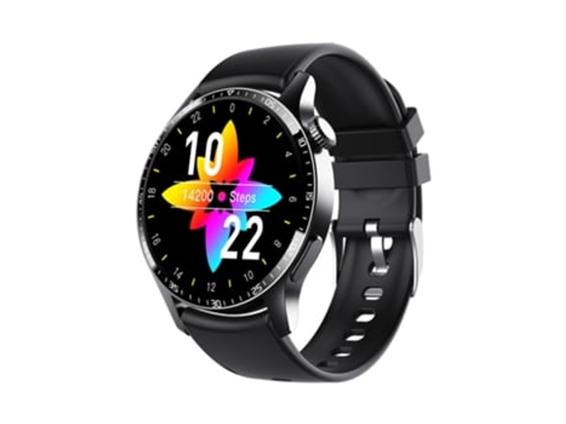 Smartwatch Tela Cheia de Alta Definição de 1 35 Polegadas 150 Modos Esportivos Preto AUJEZON