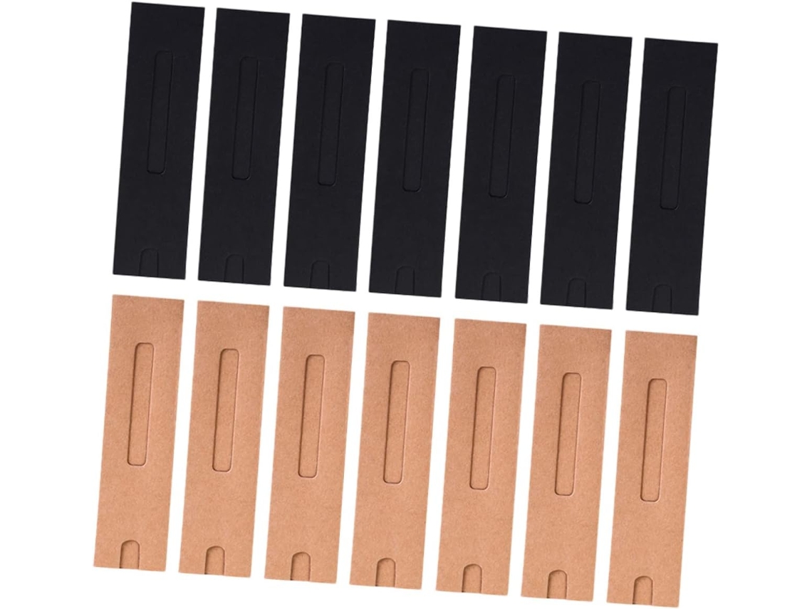 Organizador de Papel Kraft Retrô com Janela, 40 Peças, Ideal para Organizar Materiais Escolares e Decorar a Escola, Fácil de Usar