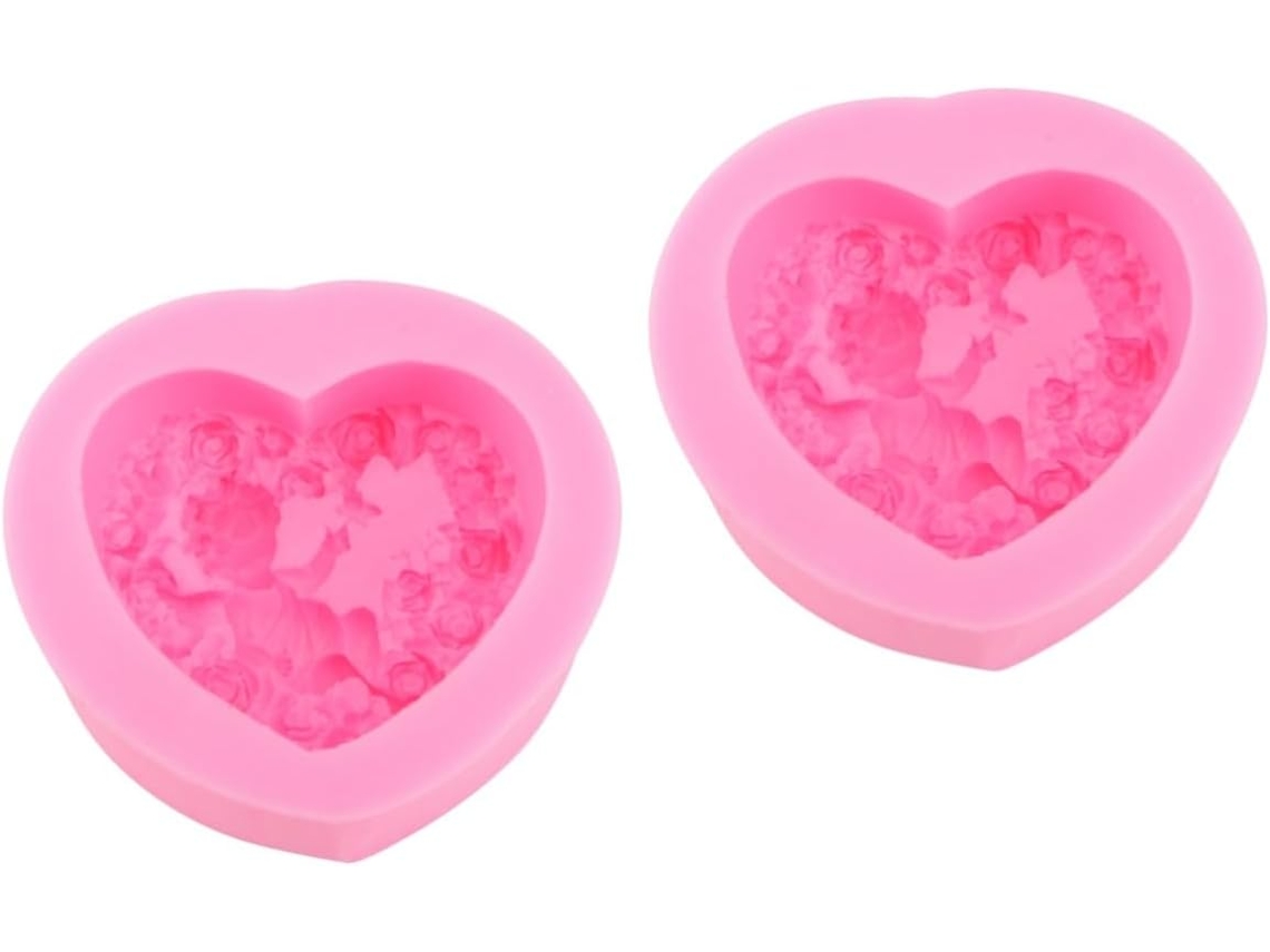 Forma De Silicone Para Bolo, Conjunto De 2, Para Decorar Chocolate