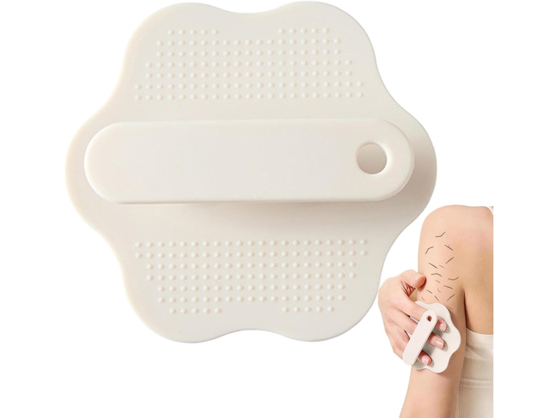 Escova De Banheiro De Silicone Macio Com Cabo
