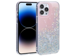 Lurelia Capa Iphone 14 Pro Max Tpu Pc Brilho Rosa