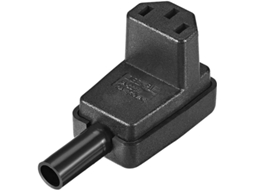 Tomada Ac110 250v 10a Iec320 C13, Adaptador de Tomada em Ângulo Reto CHABERLU