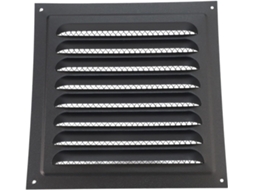 Aço Inoxidável (1 Grelha De Ventilação Integrada Com Venezianas - Quadrada - Para