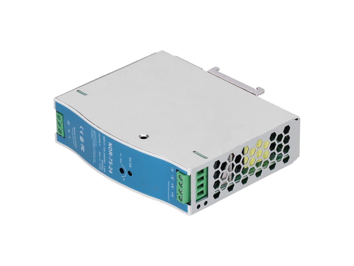Fonte de Alimentação de Rail NDR 75‑24 24v 3.2a 76.8w