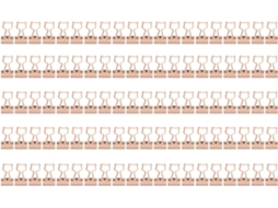 Conjunto De 100-clipes Papel Em Formato Gato, Metálicos, Vazados E Compactos, Ideais Organização De Documentos Ouro