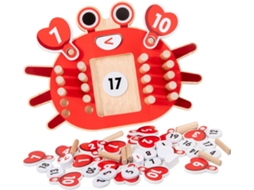 Jogo Educativo De Contagem Para Crianças, Brinquedo Madeira