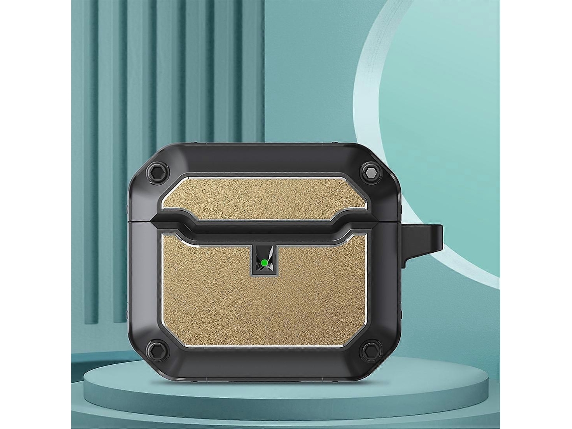Capa protetora de TPU com gancho para fones de ouvido AirPods 3 com Wick Hardware GIECY (vermelha)