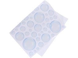 Adesivo De Parede Decorativo Com Bolhas Do Oceano, Decalque Durável Em Pvc, Decoração Para Quarto.