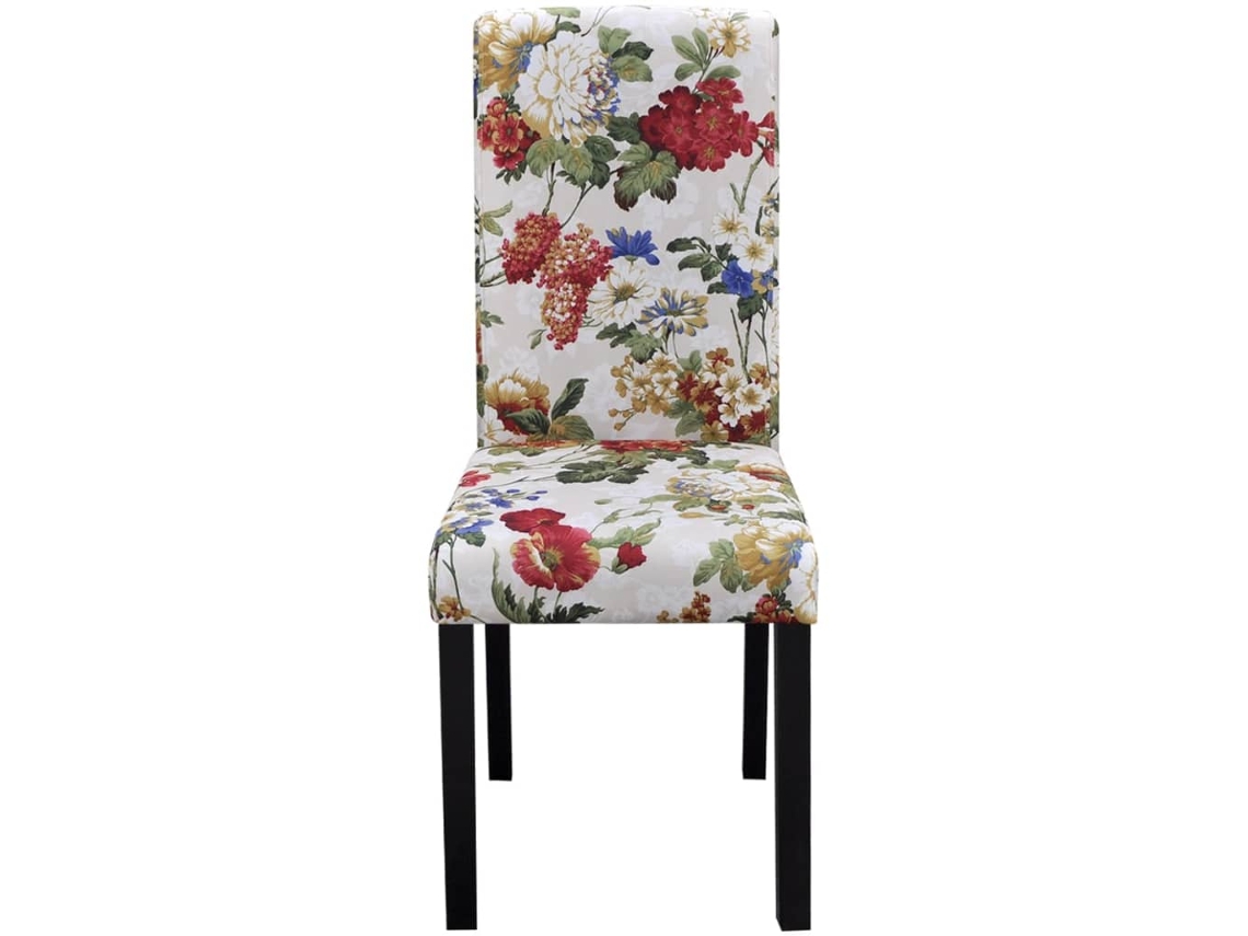 Maison Exclusive - Cadeiras De Jantar 2 Pcs Têxtil Multicolor
