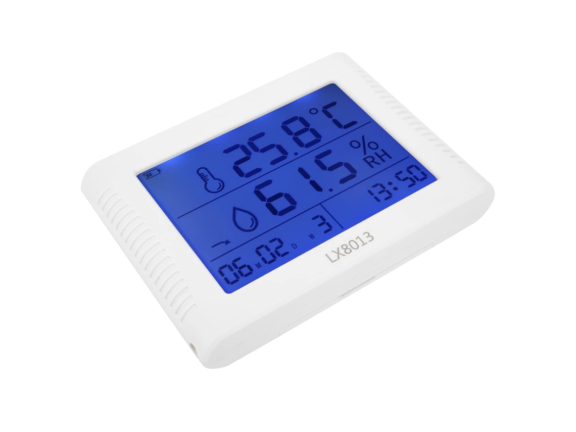 Termômetro E Higrômetro Digital Yosoo Health Gear Lx8013, Com Tela De 4, 5-polegadas Em Liga De Abs, Faixa De